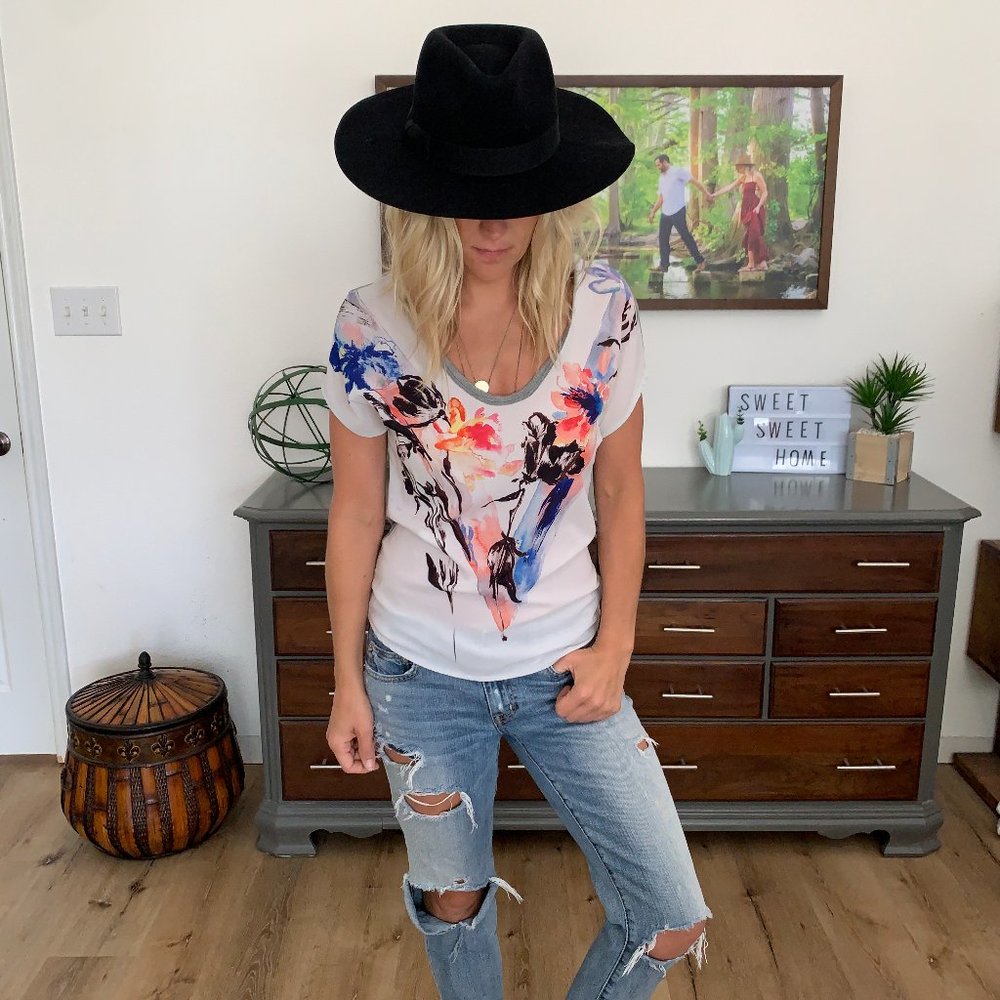 Zara Abstract Top